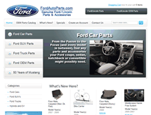 Tablet Screenshot of fordautoparts.com